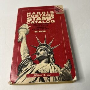 Stamps Vintage HARRIS EDITION 1987, USA, Stamps Guidebook Postage Stamps